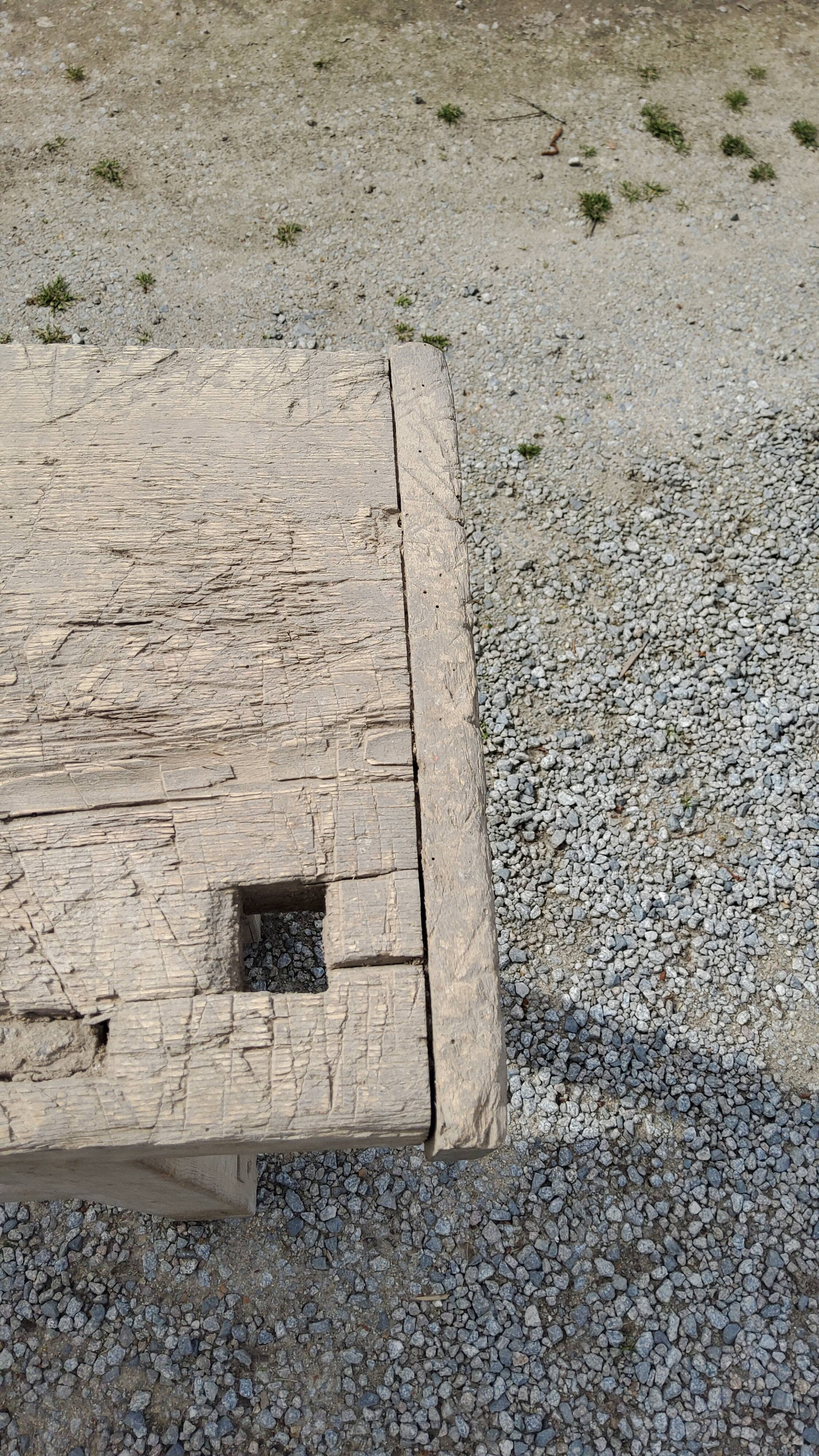 Old wooden workbench 126cm