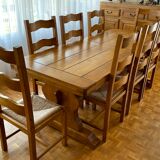 Dining table and chairs