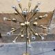 Floor lamp in gold metal of the 1960s