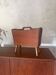 Vintage Scandinavian teak magazine rack