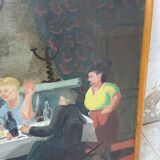 Peinture à l’huile A.Simard 1945