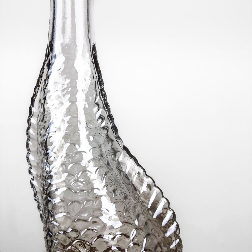 Zoomorphic carafe moulded pressed glass fish
