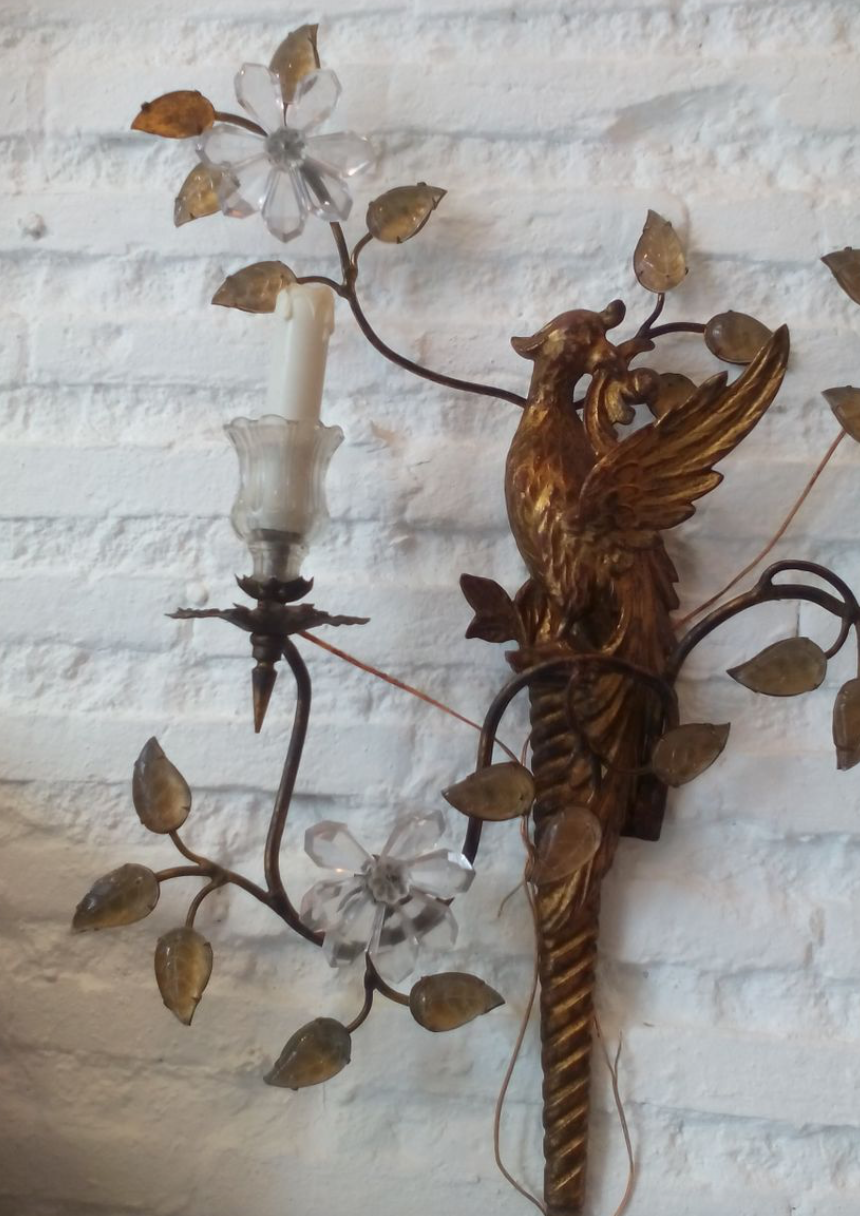 Wall lamps of Maison Baguès France 1940