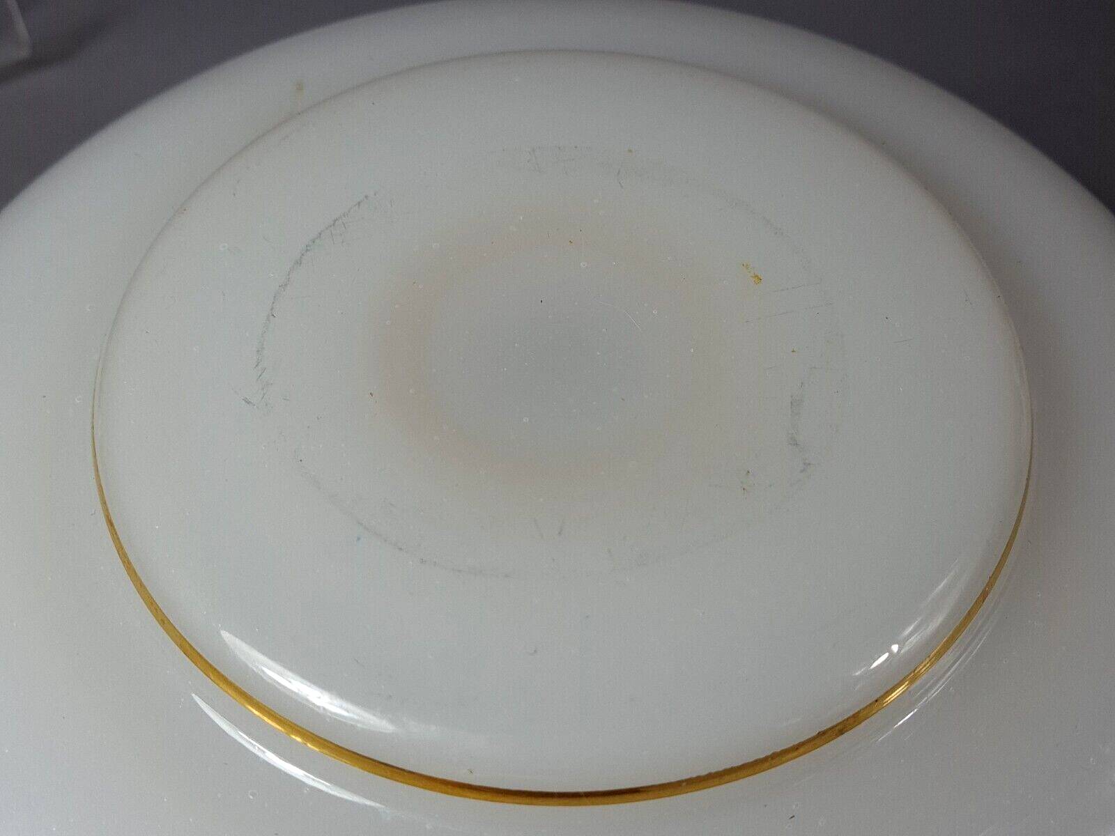 Centerpiece or opaline basin 19th century Greek decor, 33 cm. Very good condition. SBZ