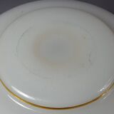 Centerpiece or opaline basin 19th century Greek decor, 33 cm. Very good condition. SBZ