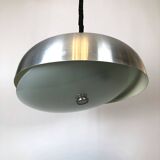 Oscar Torlasco for Lumi, large Italian pendant light with adjustable glass from 50s