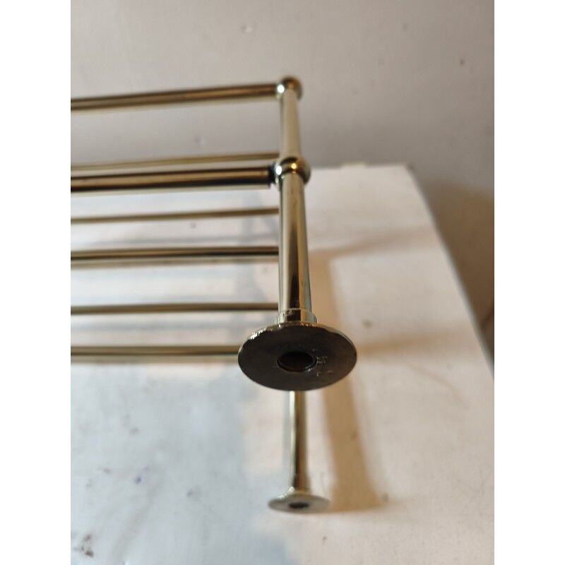 1900 shop shelf in bronze and brass