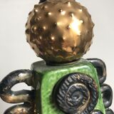50 year old table lamp pattern with vintage wrought iron tripod tripod lizard