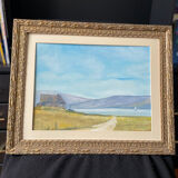 Framed painting