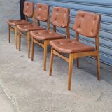 Set of 4 Scandinavian chairs
