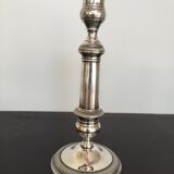 Silver metal bougeoir