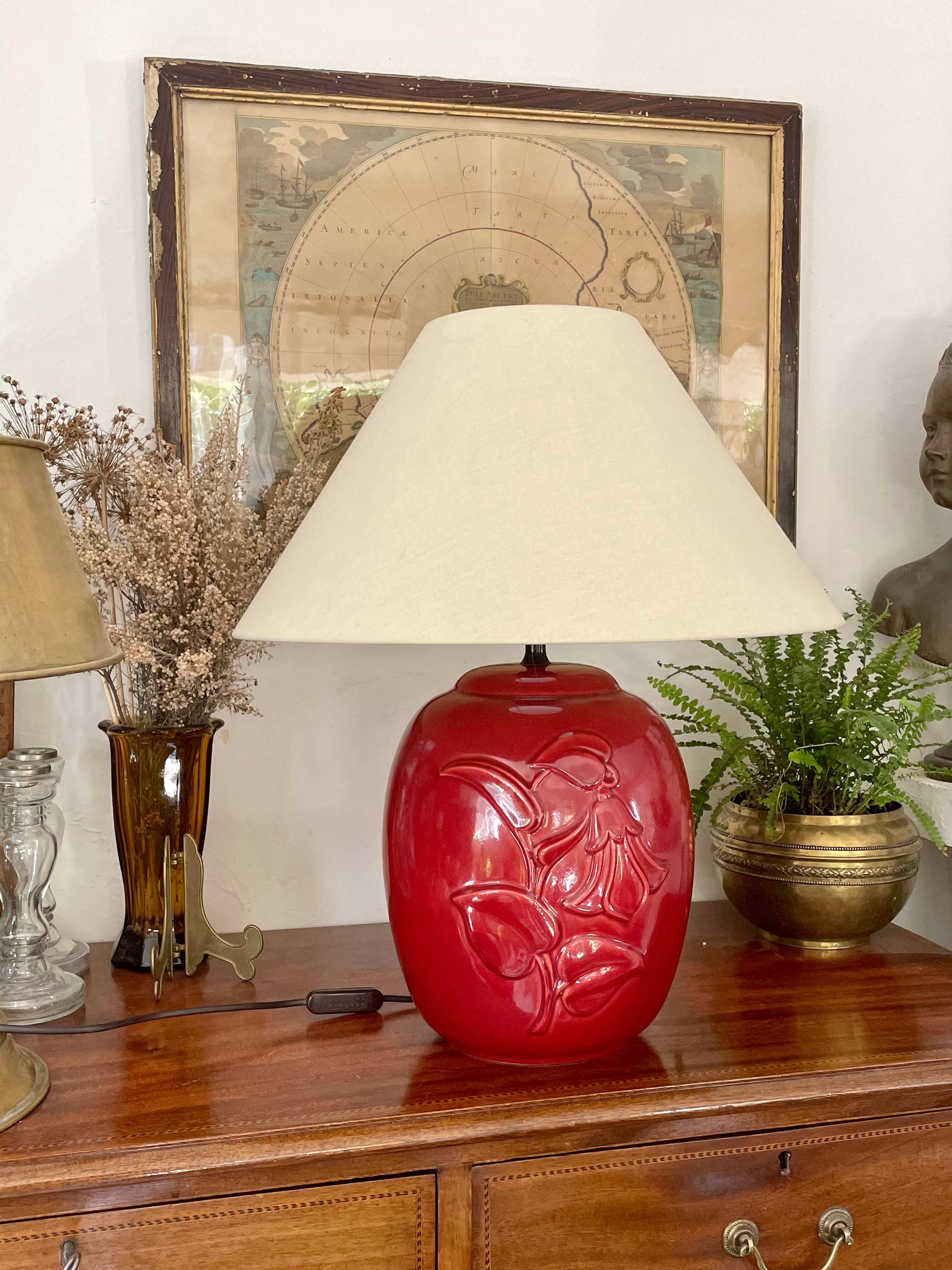 Vintage Italian ceramic lamp