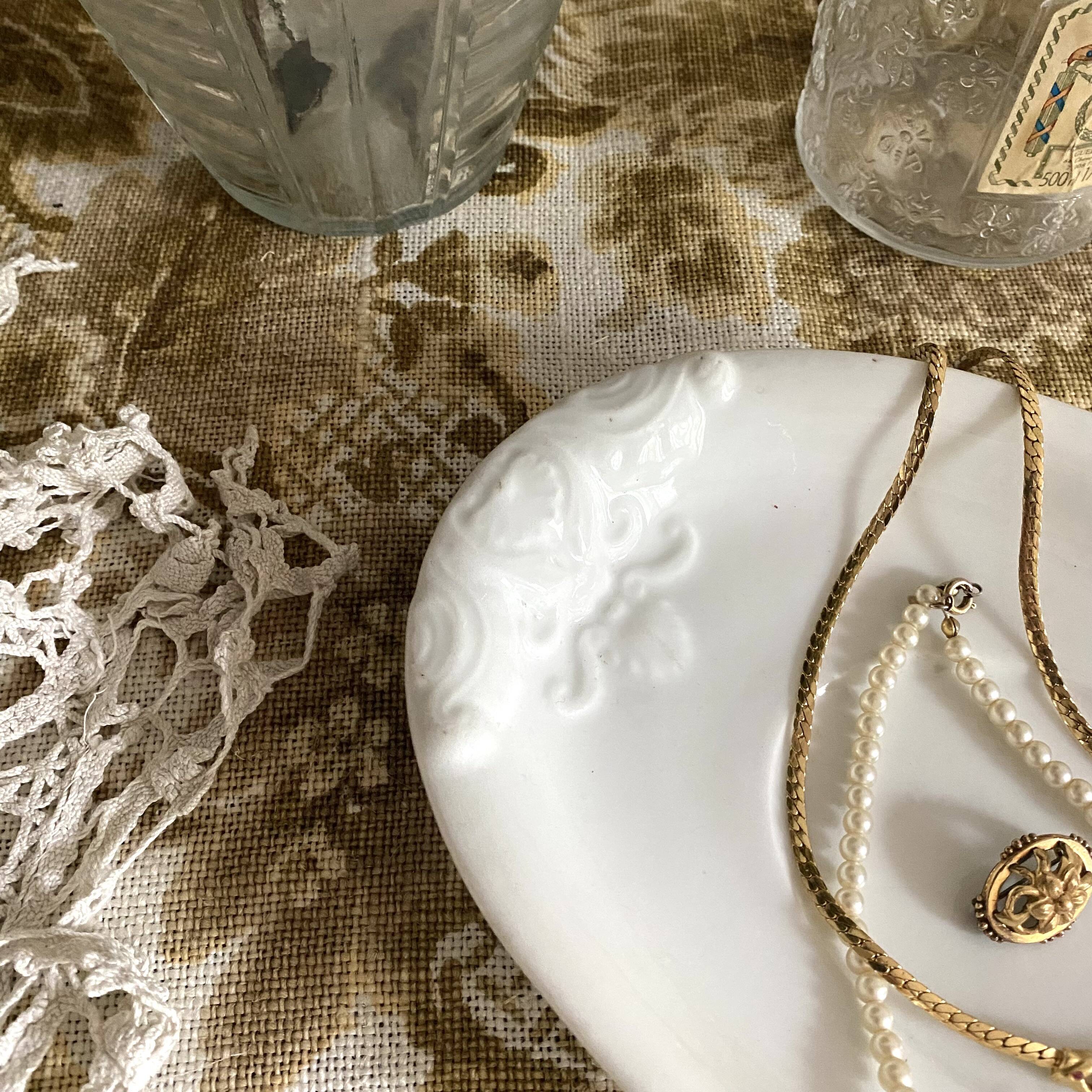 Old porcelain soap dish