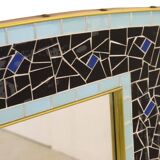 Jaren '50 -  mozaïek wandspiegel 'kulmbach'