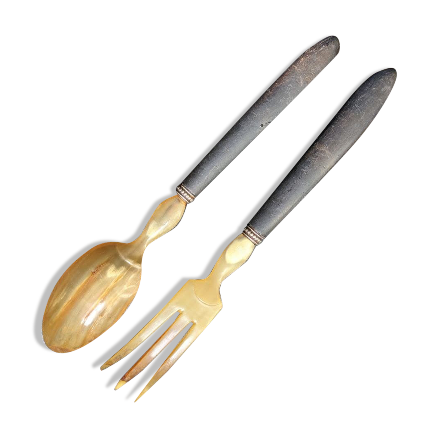 horned salad cutlery - l: 25cm
