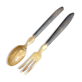 Couverts à salade en corne