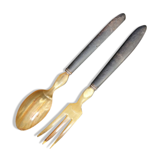 horned salad cutlery - l: 25cm