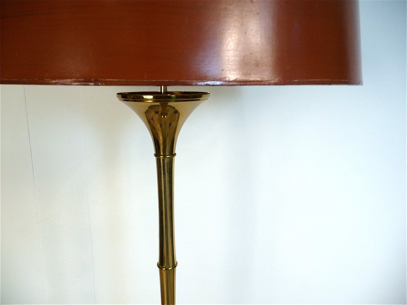Brass Bamboo brass floor lamp by Ingo Maurer for Design M, Germany 1960s