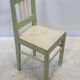 Chaise Art Déco vintage, style de design minimaliste, bois "de stijl"
