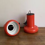 Set of 2 lita pendant lights. 1970. Model 6062.
