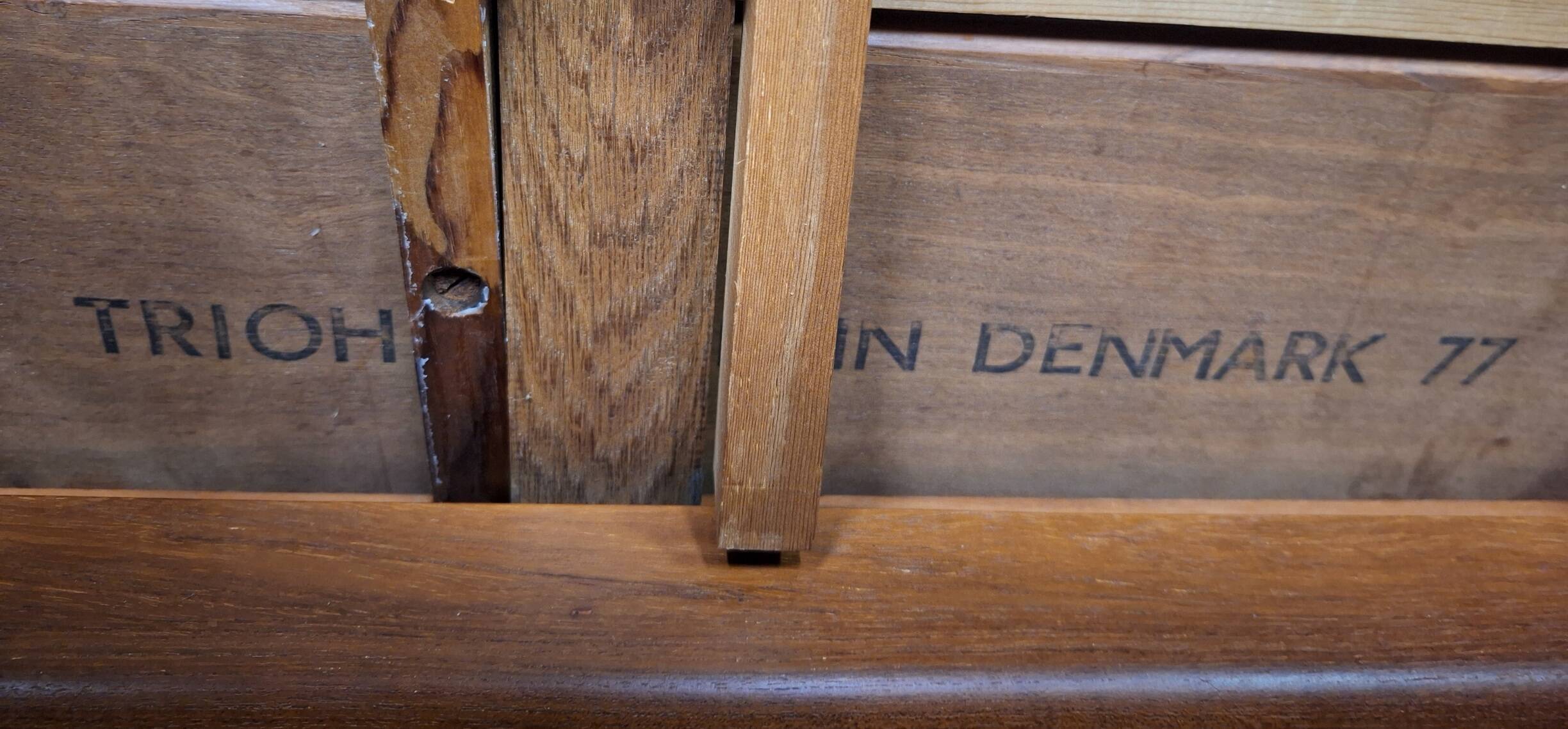 Metamorphic dining / coffee table in teak by Kai Kristiansen, Denmark 1960s