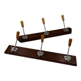 Wooden coatracks