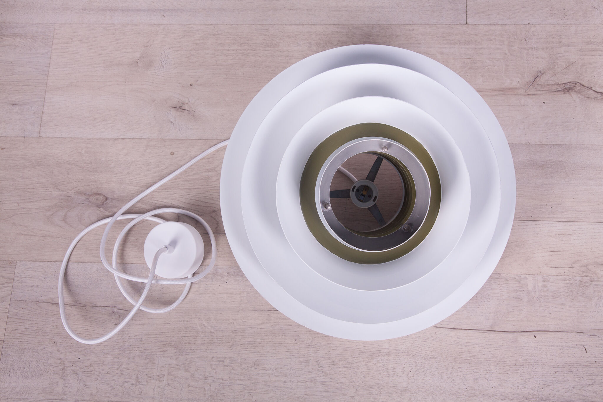 Danish Verona hanging lamp by Svend Middelboe for Fog & Mørup, 1970s