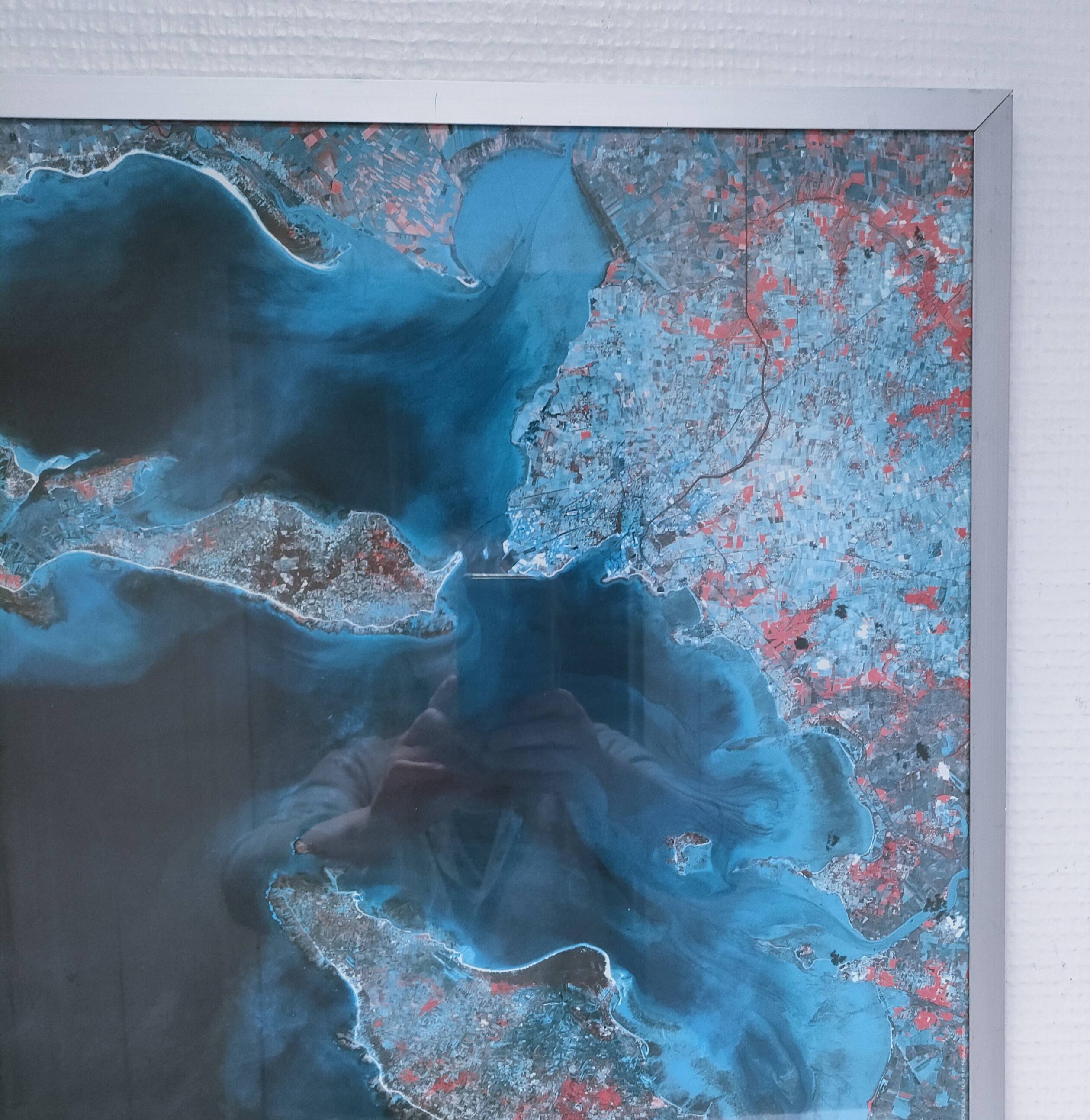 affiche île de ré, marennes d'oléron, la rochelle satellite cnes