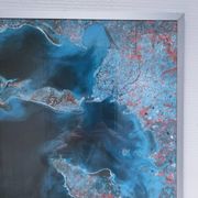 poster Île de Ré, Marennes d'Oléron, La Rochelle satellite CNES