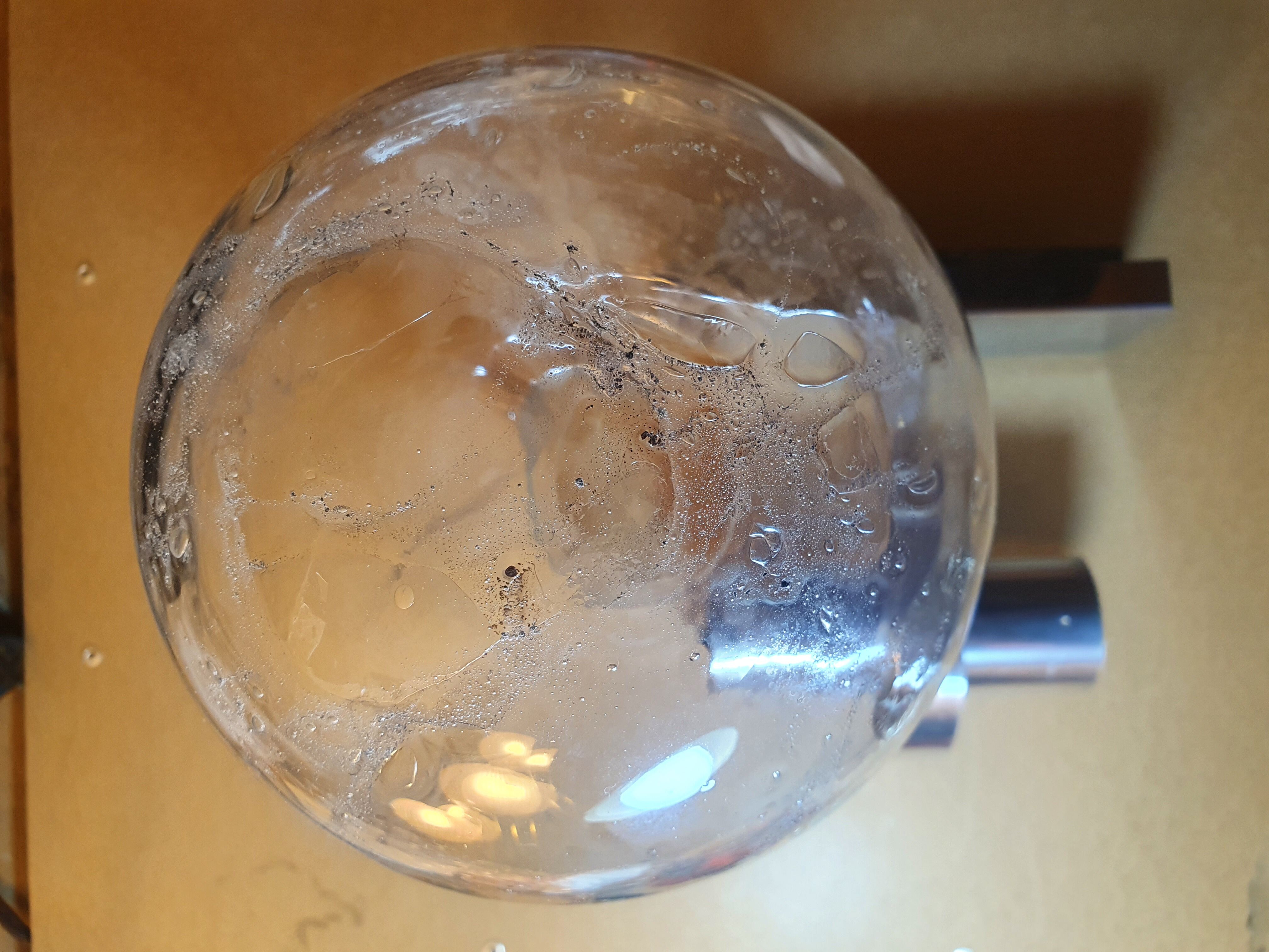 Pair of space age wall lights by Doria Leuchten