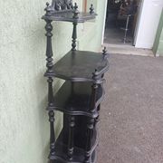 Black wooden Napoleon III shelf