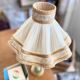 Lampe avec pied statuette asiatique en jade