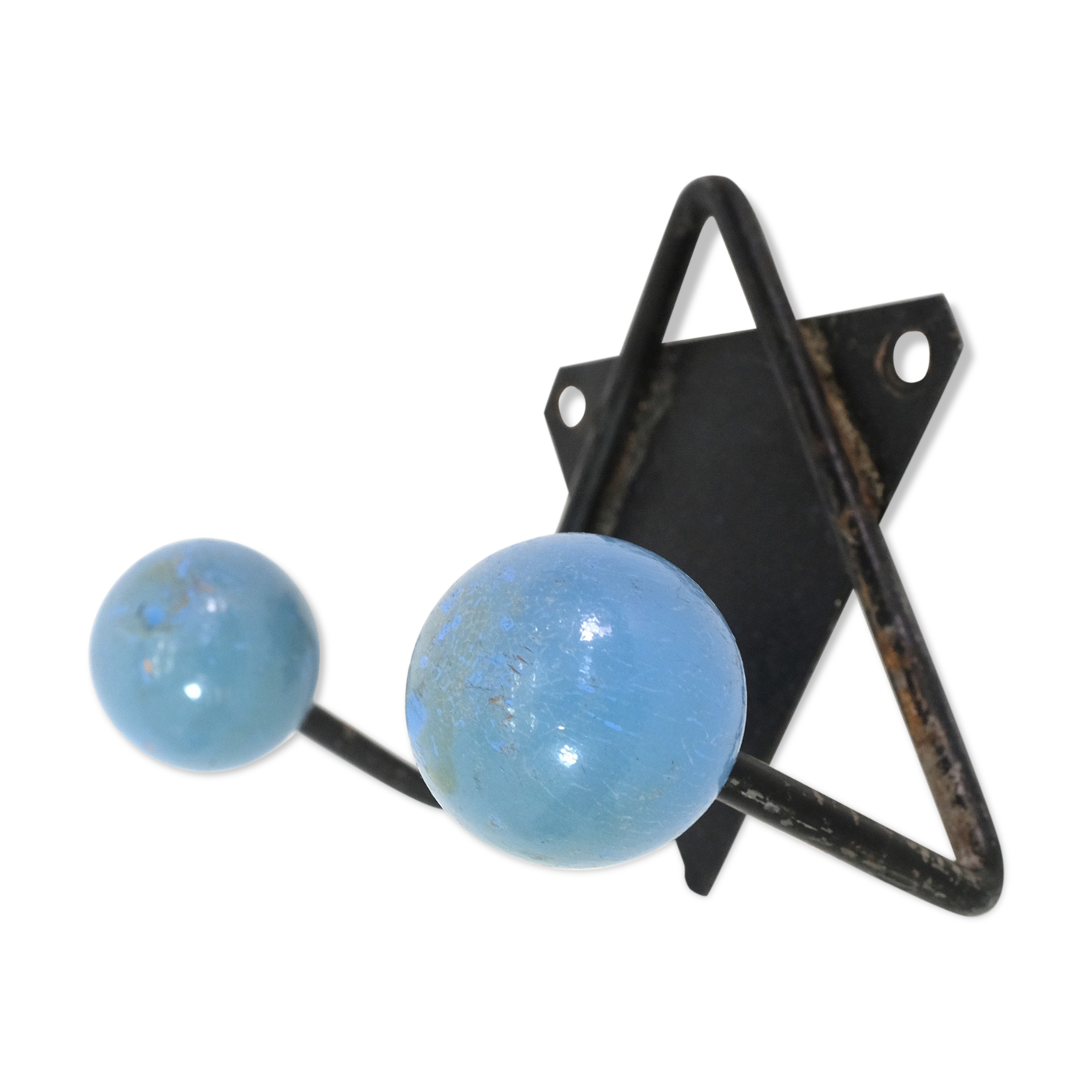 Blue coat holder from the 60s and 70s.