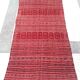 127 x 217 cm handmade Kilim rug in red and Black wool