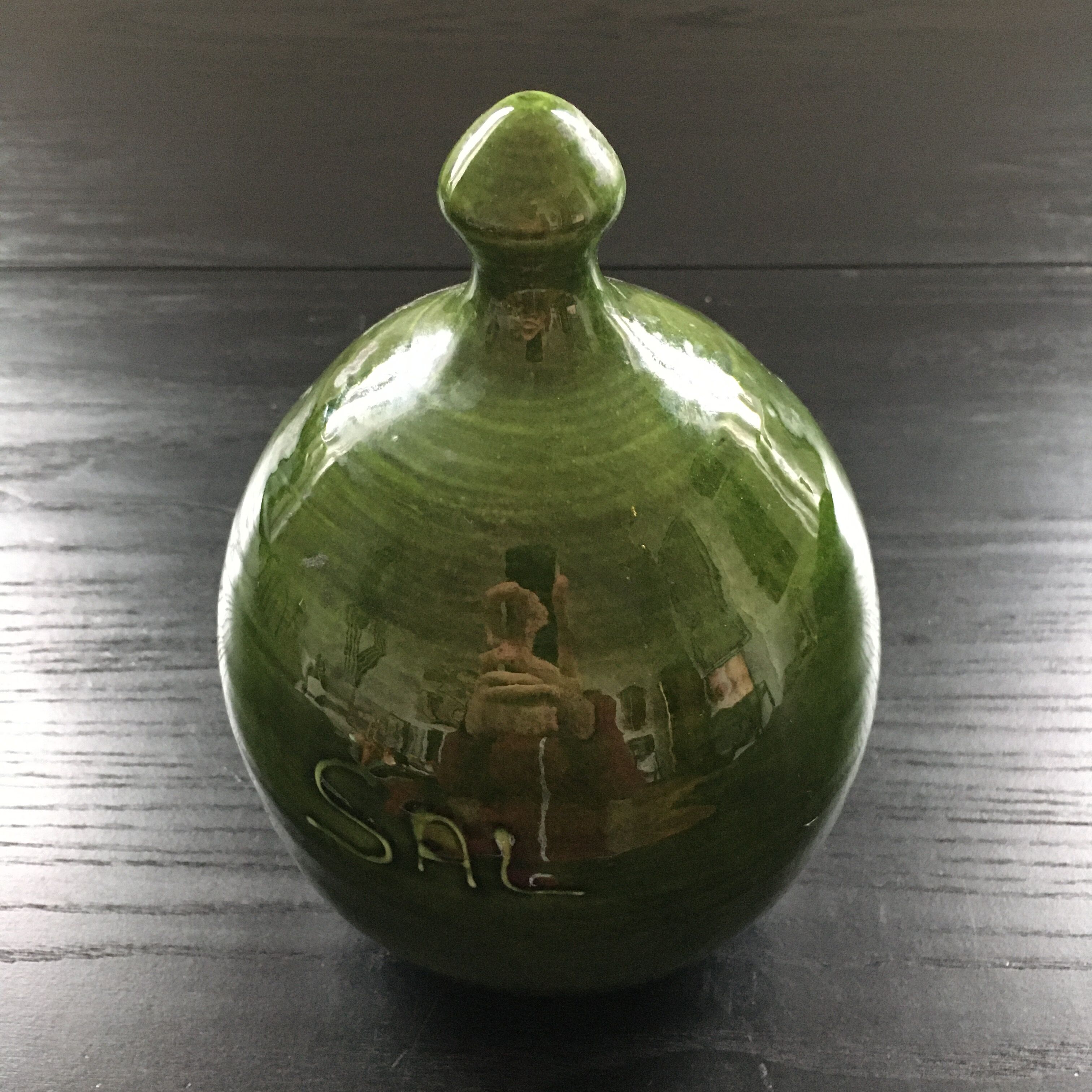 Pot à sel vert provençal