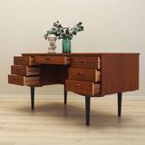 Teak desk, Danish design, 1970s, production: Denmark