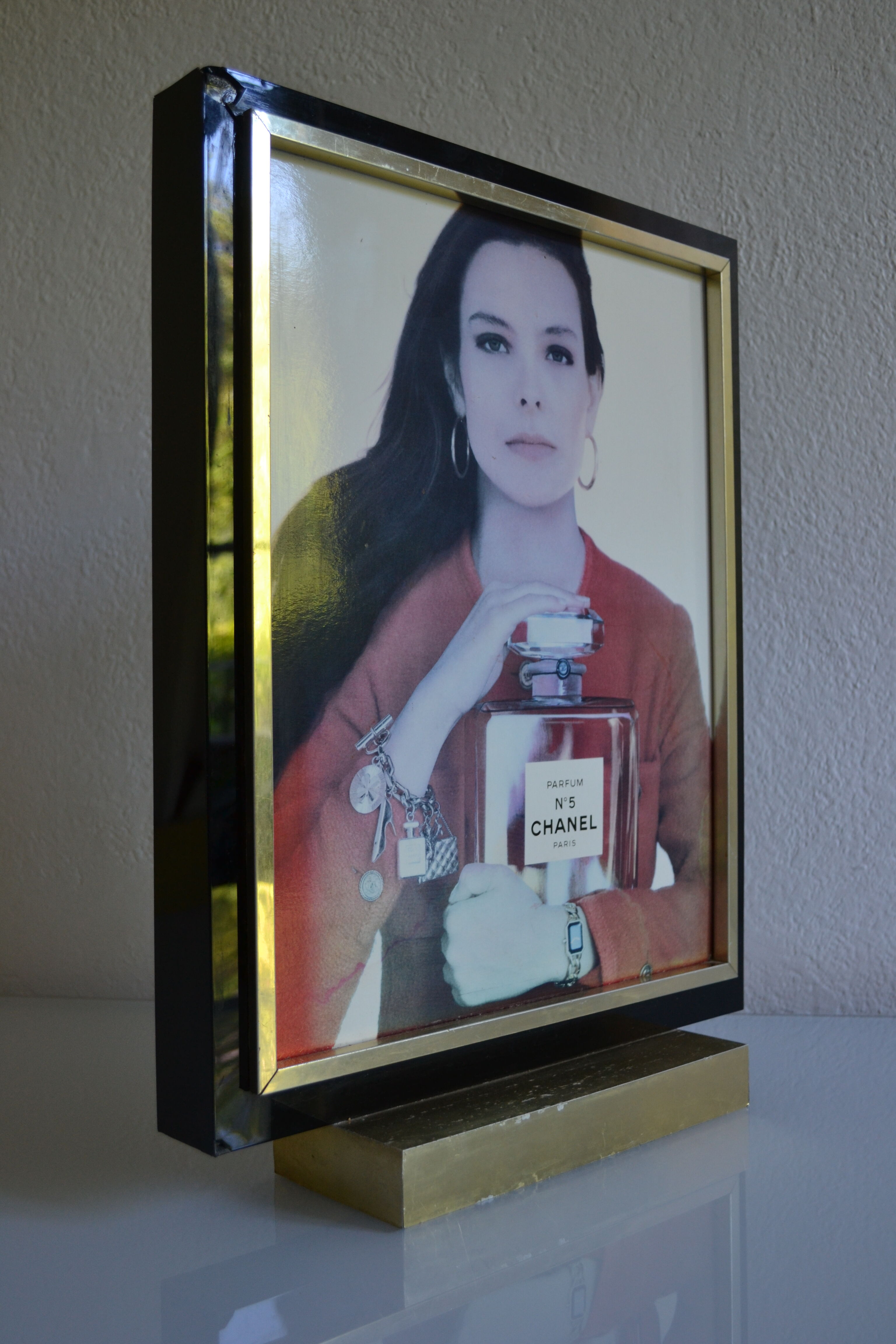 Vintage chanel boutique advertising sign n°5