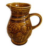pitcher from the Sarreguemines earthenware factory