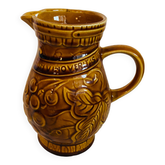 pitcher from the Sarreguemines earthenware factory