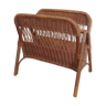 Rattan magazine holder