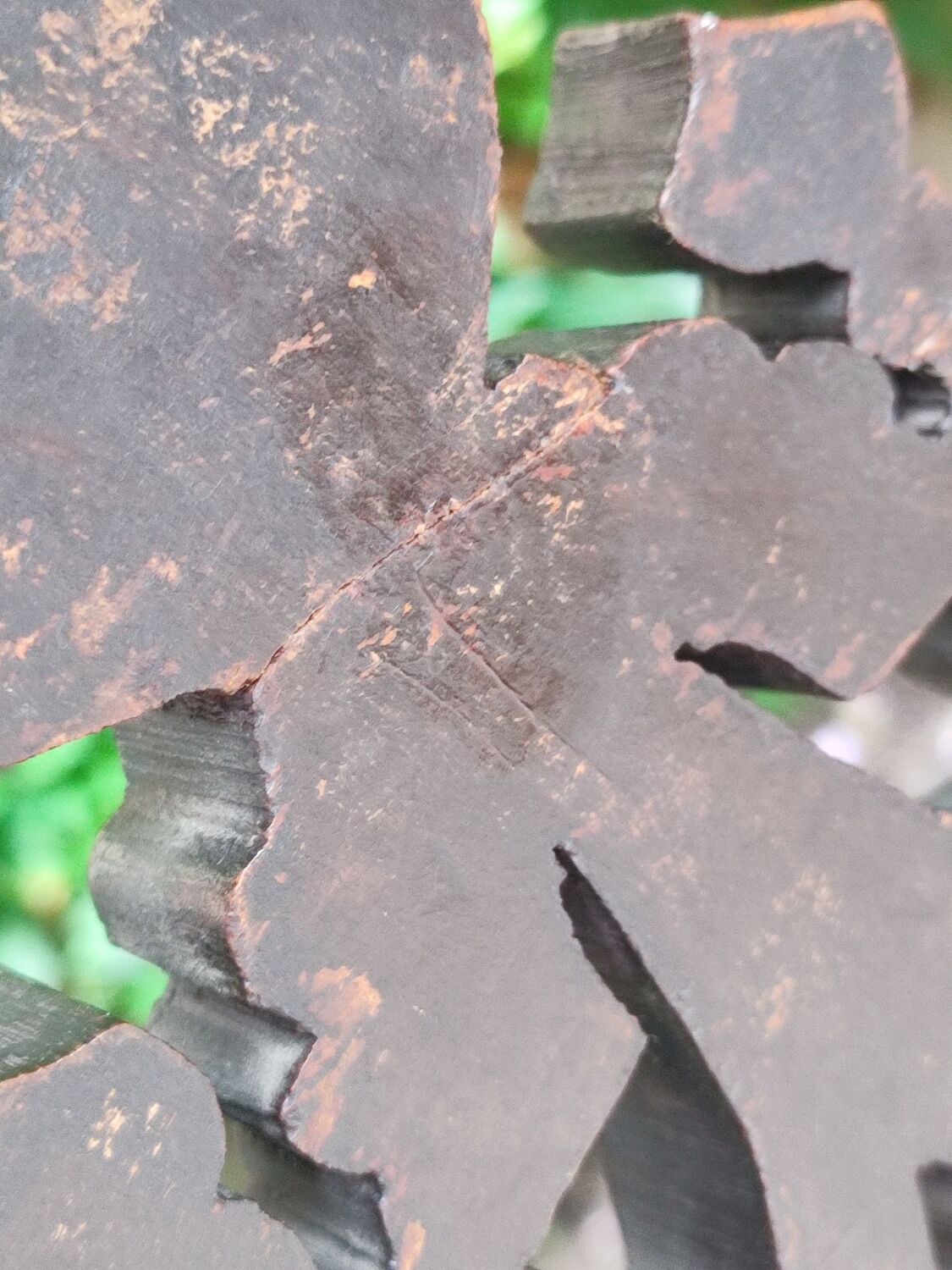 Antique folding oriental chair with mother-of-pearl inlays