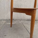 50s heart-shaped tripod chair