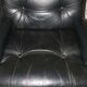Black leather lounge chair from Dux International, Sweden 1960s