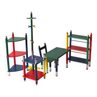 Children's pencil furniture set Pierre Sala