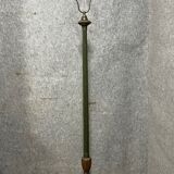 Lampadaire en bois laqué vert et doré style Empire vers 1900