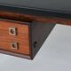 Arne Vodder desk in rosewood and leather Sibast Denmark 1960