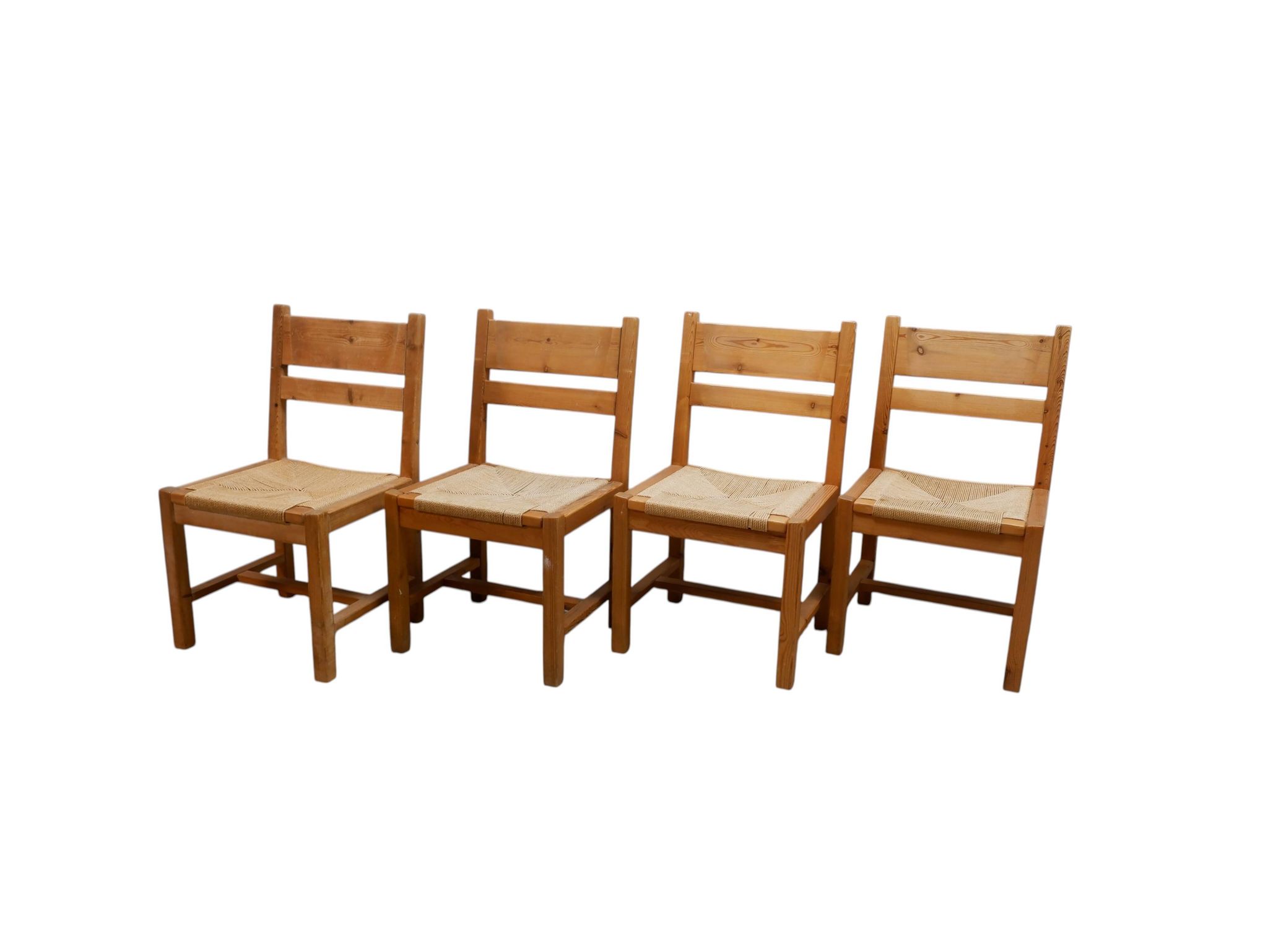 Set of 4 Danish chairs by Tage Poulsen, 1970s