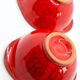 Set of 2 ear bowls in bright red enamelled earth