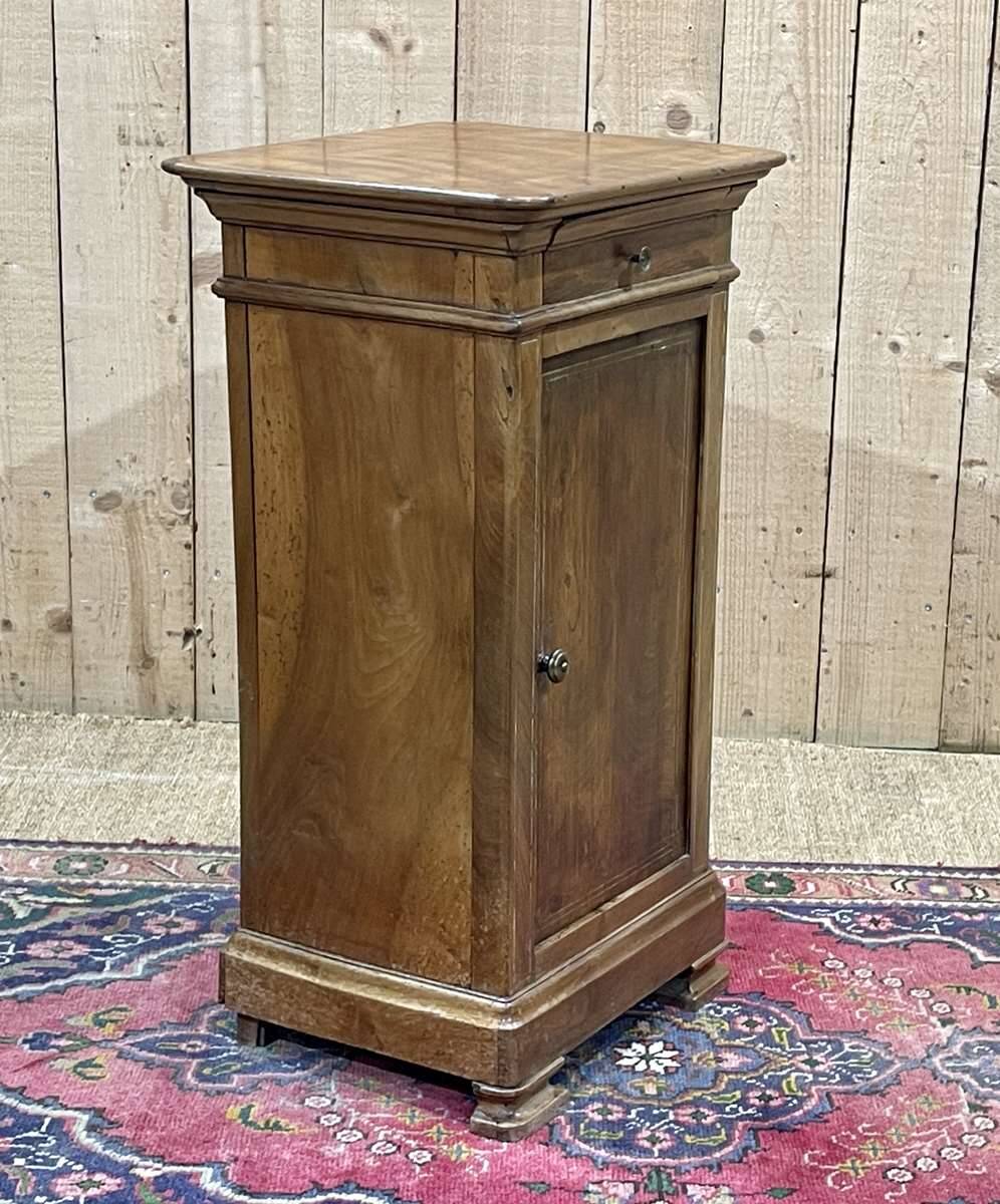 Late 19th century fruit wood bedside table