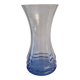 Vase en verre bleu facetté – Style Art Déco années  30's/40's